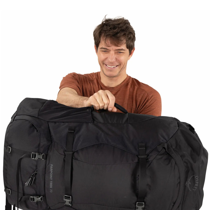 Osprey Farpoint Trek 70L Men’s Travel Backpack - Black