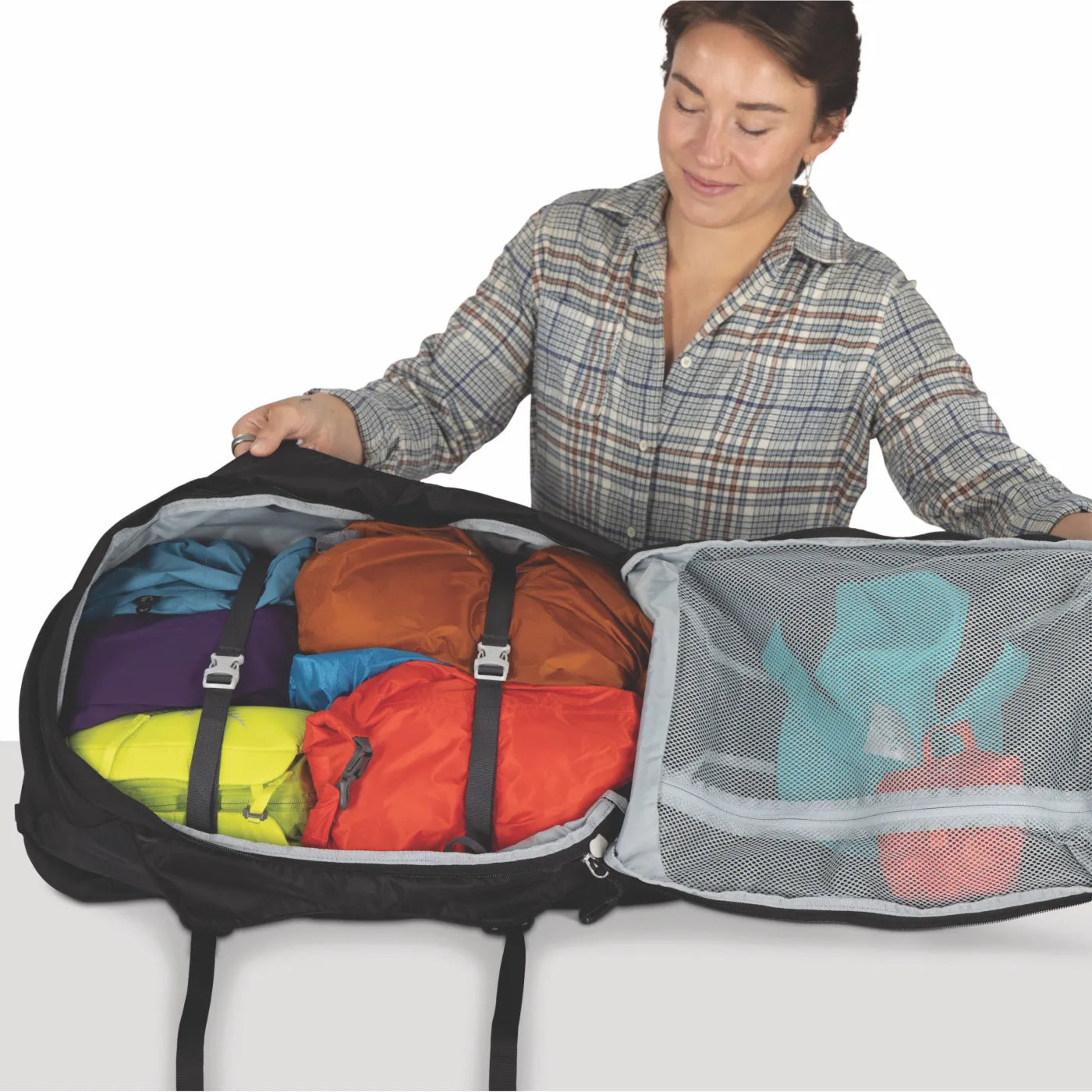 Osprey Farview 55L Women’s Travel Pack with Detachable Fairview Day Pack - Black
