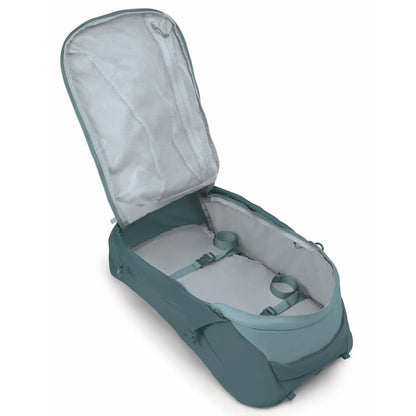 Osprey Farview 55L Women’s Travel Pack with Detachable Fairview Day Pack - Cascade Blue/Torrent Blue