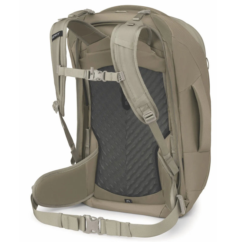 Osprey Farview 55L Women’s Travel Pack with Detachable Fairview Day Pack - Sawdust Tan