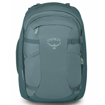Osprey Farview 55L Women’s Travel Pack with Detachable Fairview Day Pack - Cascade Blue/Torrent Blue