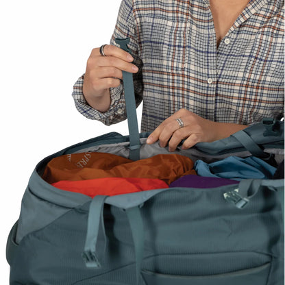 Osprey Farview 70L Women’s Travel Pack with Detachable Fairview Day Pack - Cascade Blue/Torrent Blue