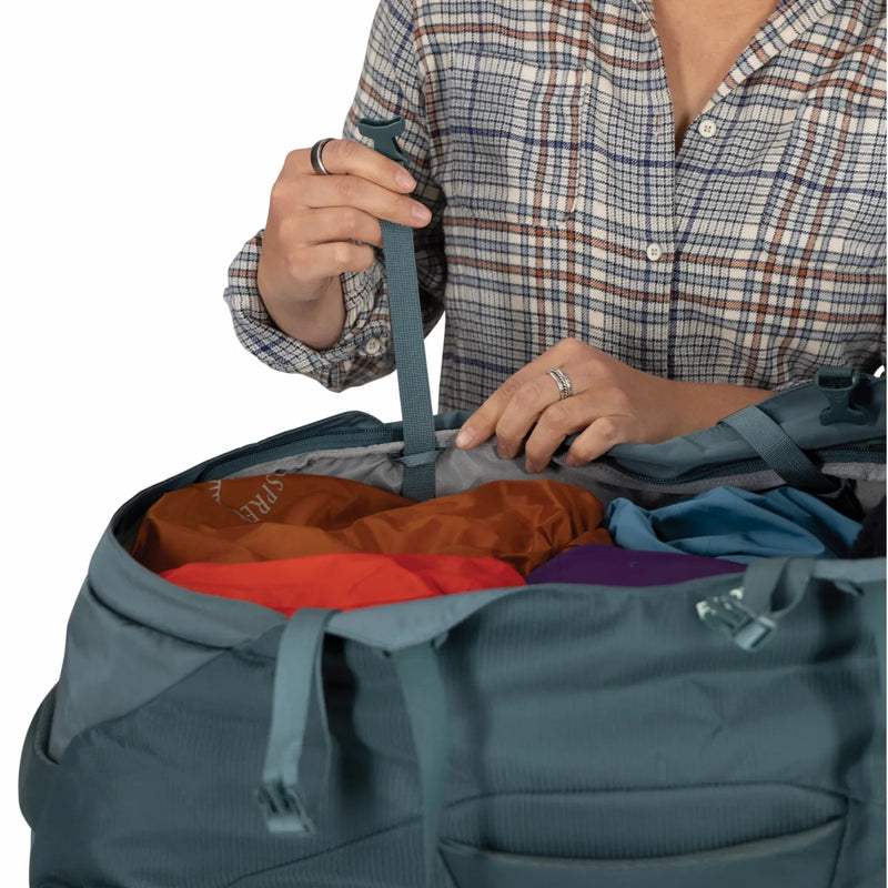 Osprey Farview 70L Women’s Travel Pack with Detachable Fairview Day Pack - Cascade Blue/Torrent Blue