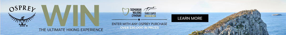 Win the ultimate hiking experience with Osprey. Enter with any Osprey purchase. Over $30,000 in prizes.