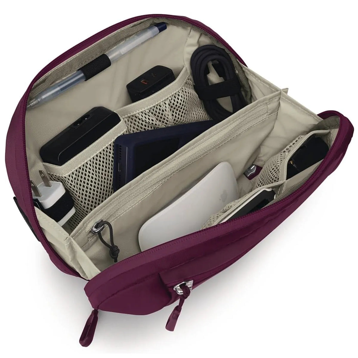 Osprey Ozone Powerhouse Tech Organiser - Moody Burgundy