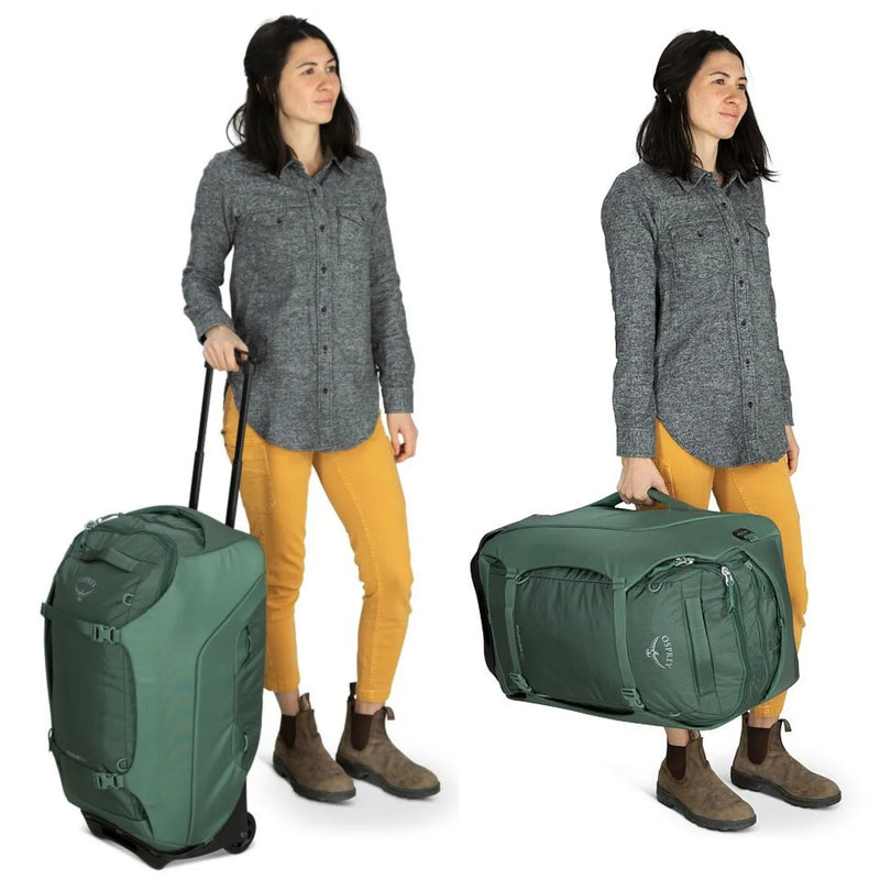 Osprey Sojourn 60L Wheeled Travel Pack - Koseret Green