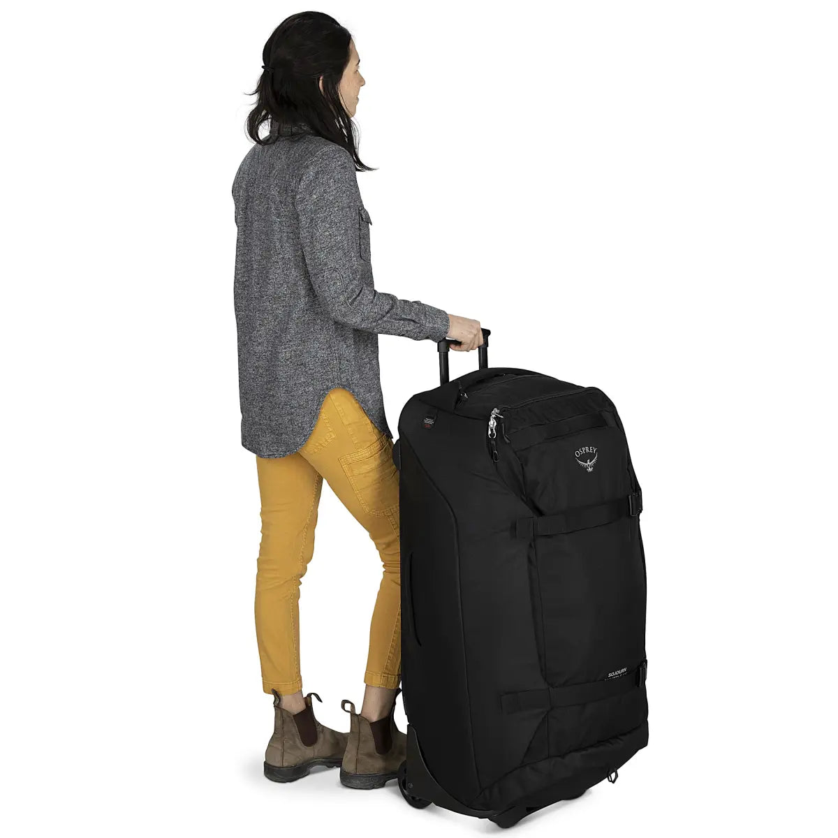 Osprey Sojourn Shuttle 130L Wheeled Duffel - Black