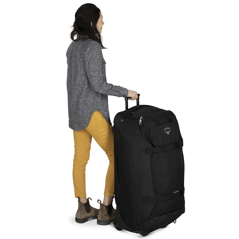 Osprey Sojourn Shuttle 130L Wheeled Duffel - Black
