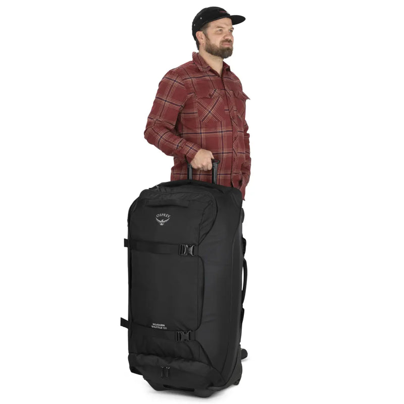 Osprey Sojourn Shuttle 130L Wheeled Duffel - Black