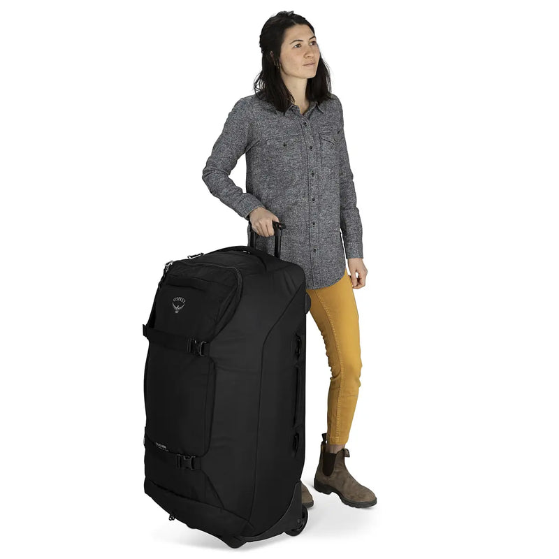 Osprey Sojourn Shuttle 130L Wheeled Duffel - Black