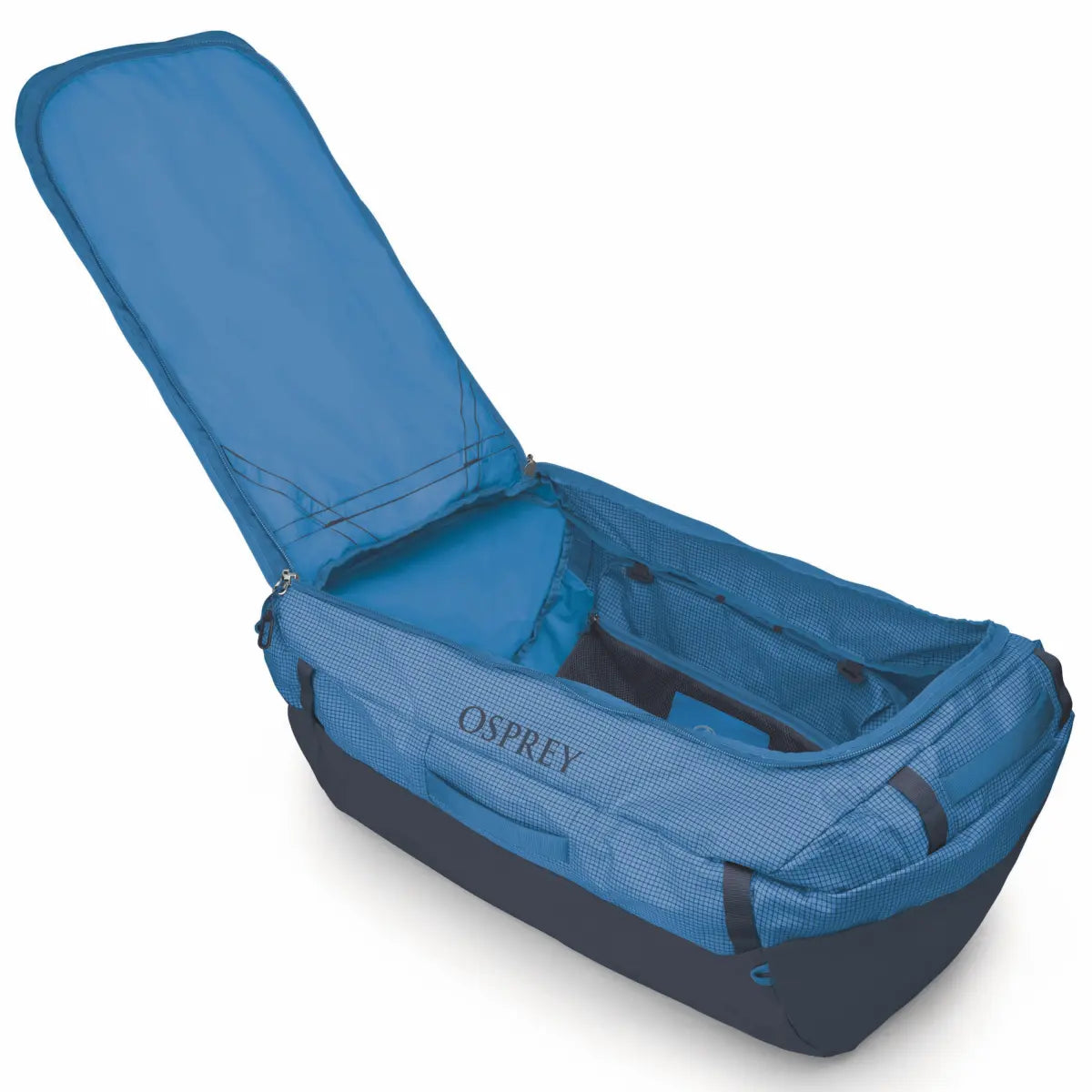 Osprey Transporter 120L Duffel Bag with Backpack Straps - Blue Flame