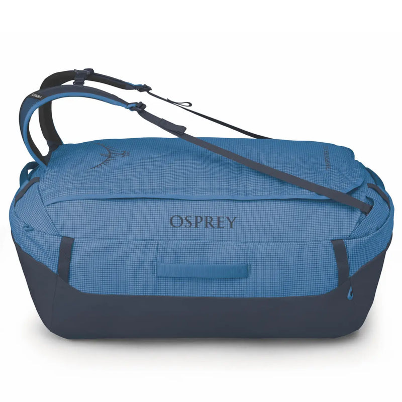Osprey Transporter 120L Duffel Bag with Backpack Straps - Blue Flame
