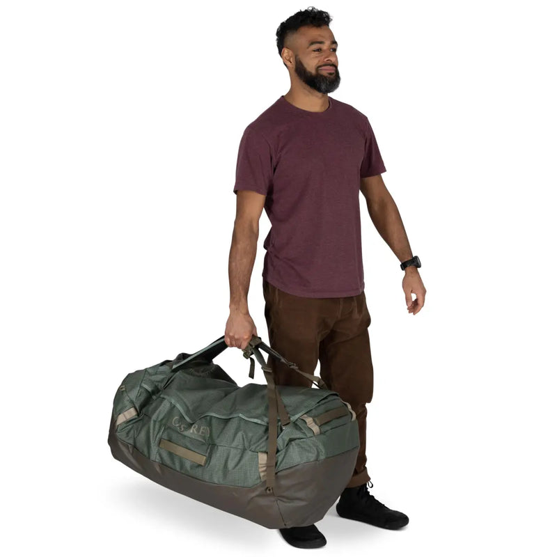 Osprey Transporter 120L Duffel Bag with Backpack Straps - Pine Leaf