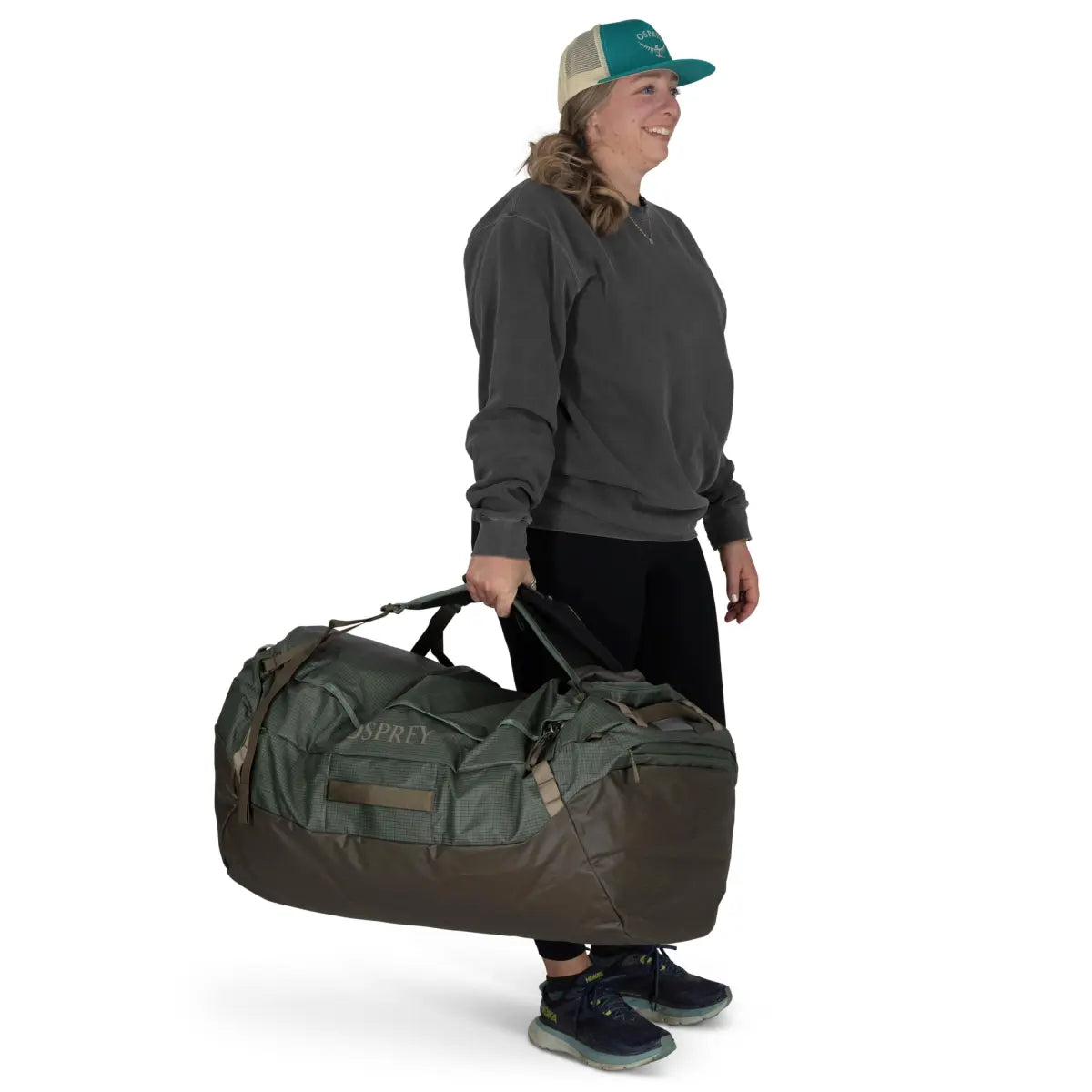 Osprey Transporter 120L Duffel Bag with Backpack Straps - Pine Leaf