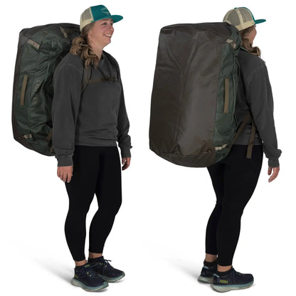 Osprey Transporter 120L Duffel Bag with Backpack Straps - Pine Leaf