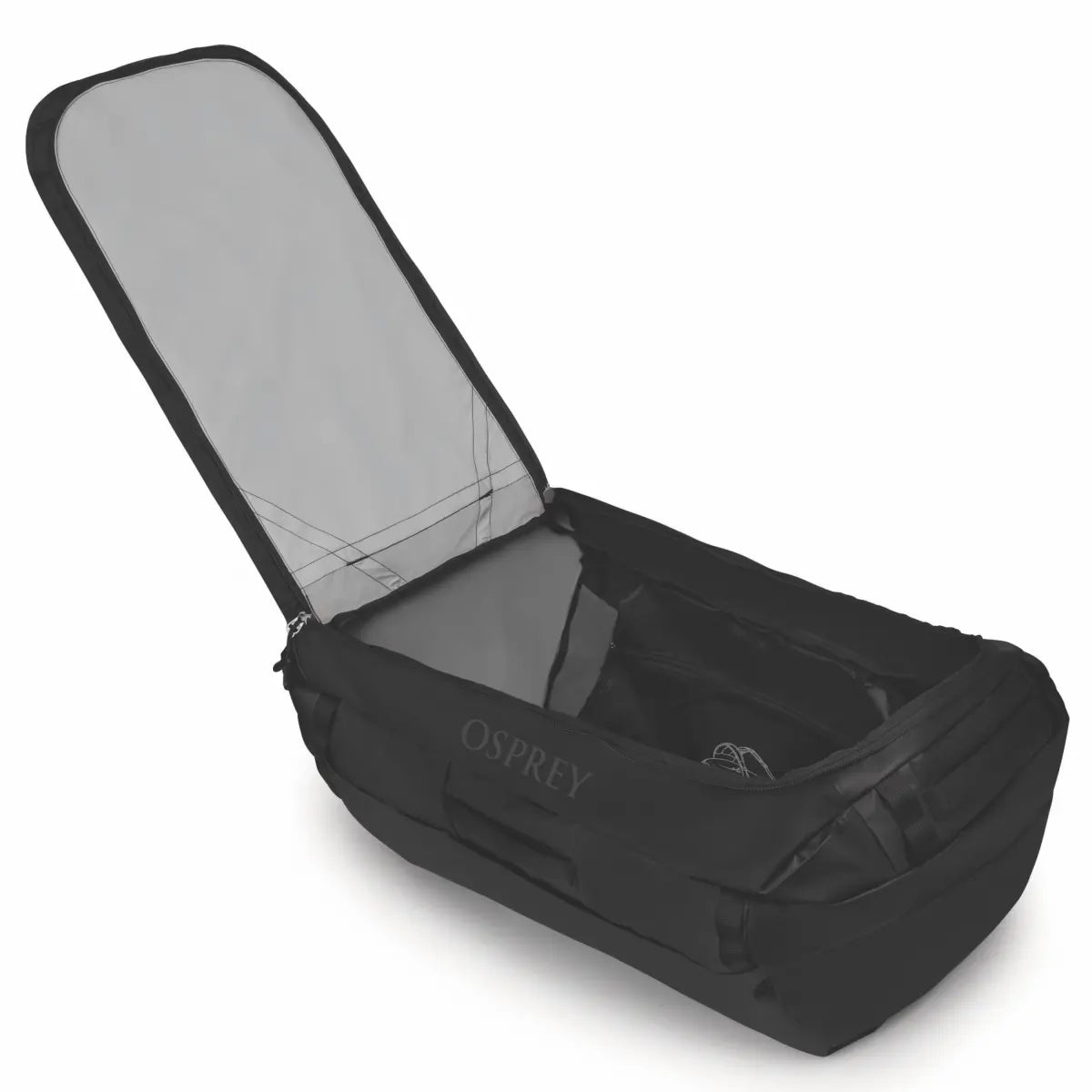 Osprey Transporter 120L Duffel Bag with Backpack Straps - Raven Black