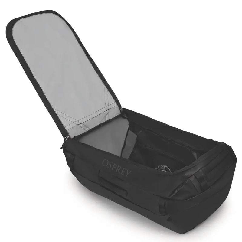 Osprey Transporter 120L Duffel Bag with Backpack Straps - Raven Black