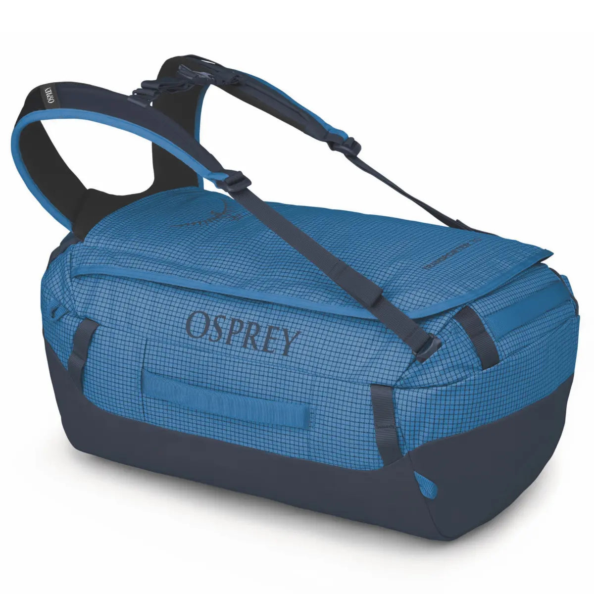 Osprey Transporter 30L Duffel Bag with Backpack Straps - Blue Flame
