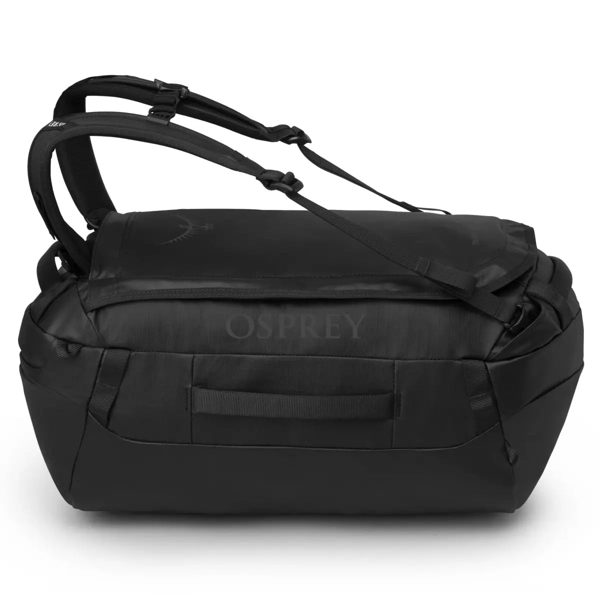 Osprey Transporter 30L Duffel Bag with Backpack Straps - Raven Black