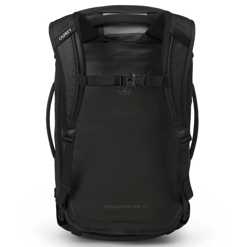 Osprey Transporter 30L Duffel Bag with Backpack Straps - Raven Black