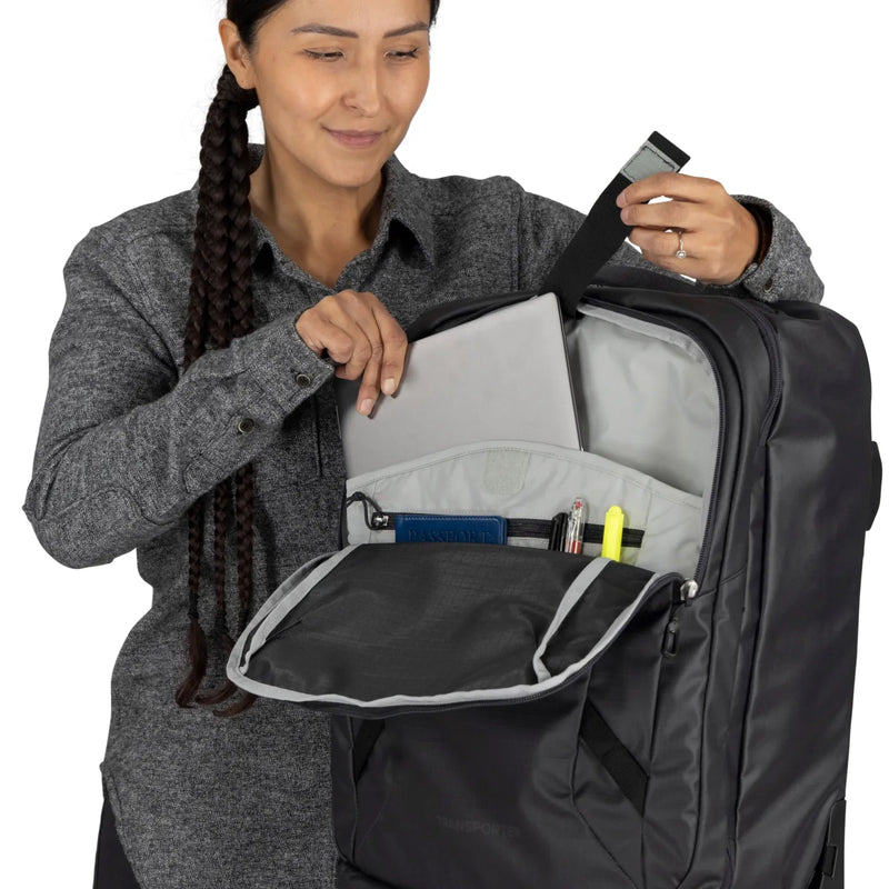 Osprey Transporter 38L Wheeled Carry-on Duffel Bag - Raven Black