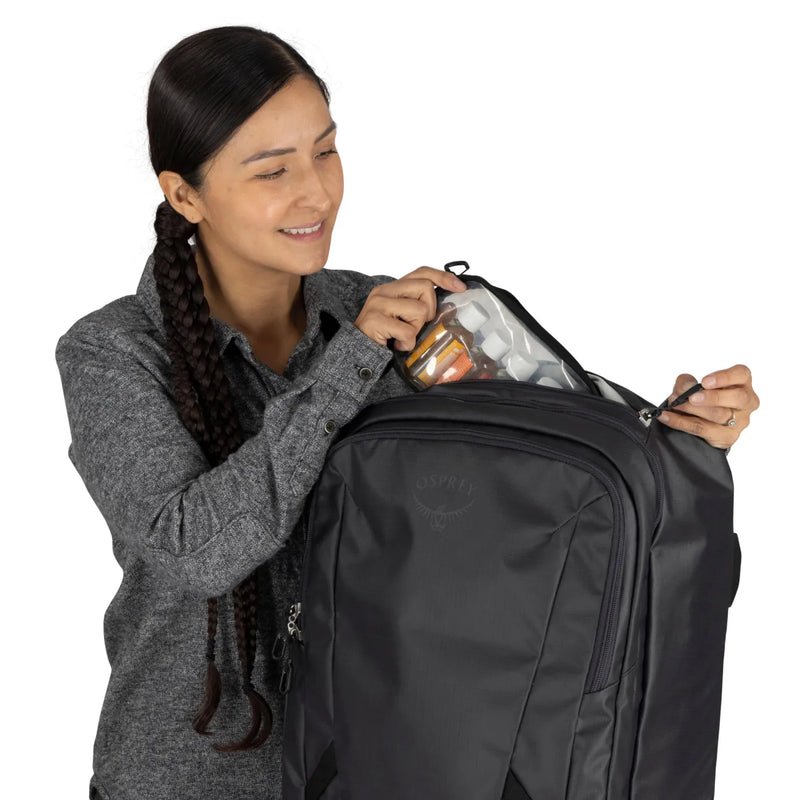 Osprey Transporter 38L Wheeled Carry-on Duffel Bag - Raven Black