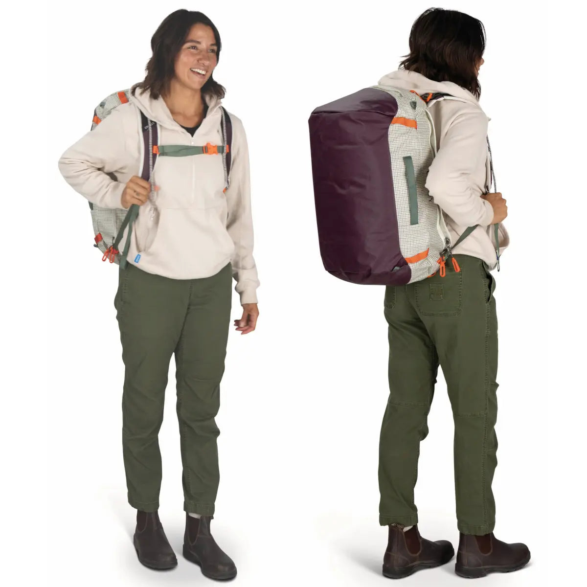 Osprey Transporter 40L Duffel Bag - Mystery White