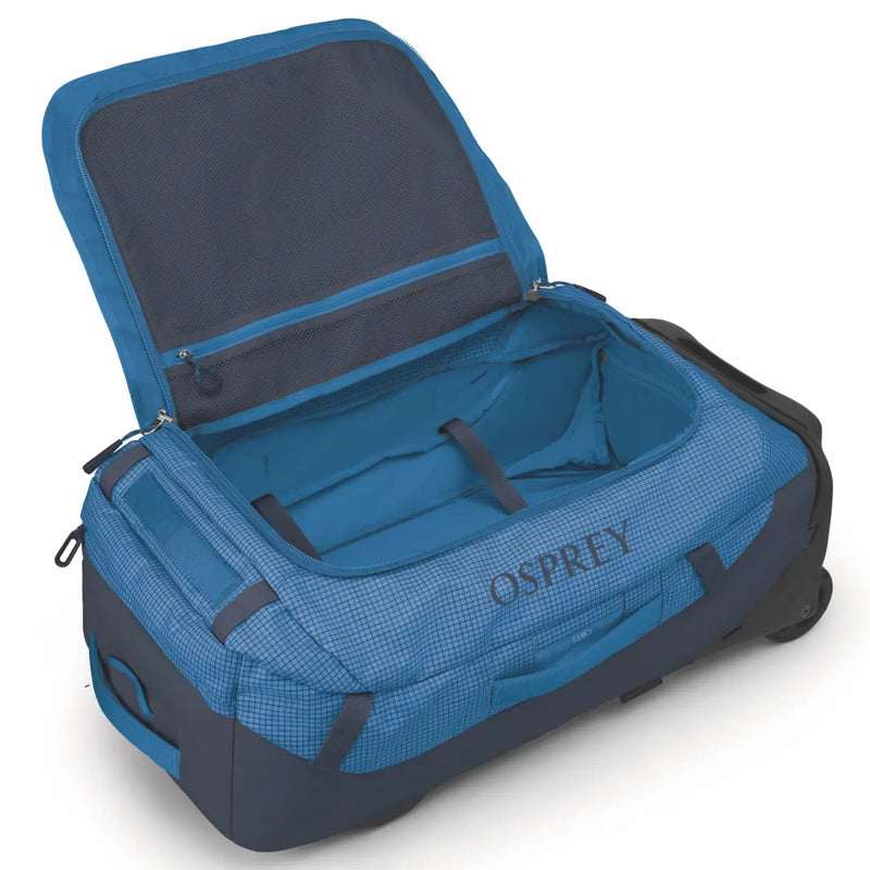 Osprey Transporter 60L wheeled Duffel Bag - Blue Flame