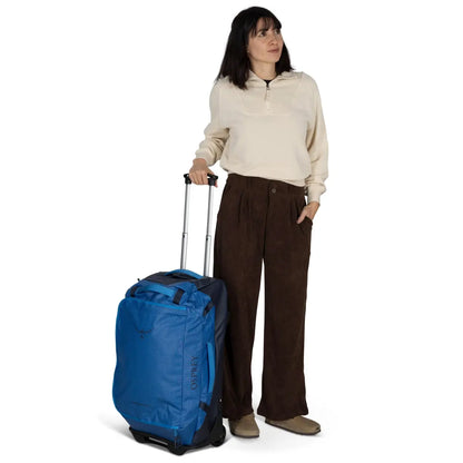 Osprey Transporter 60L wheeled Duffel Bag - Blue Flame