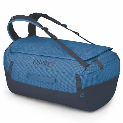 Osprey Transporter 65L Duffel Bag with Backpack Straps - Blue Flame
