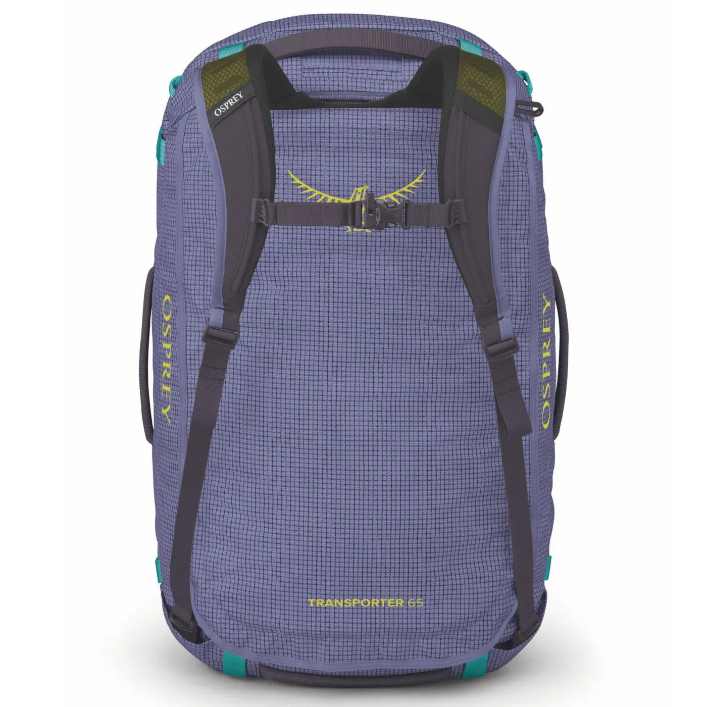 Osprey Transporter 65L Duffel Bag with Backpack Straps - Euphoria Purple