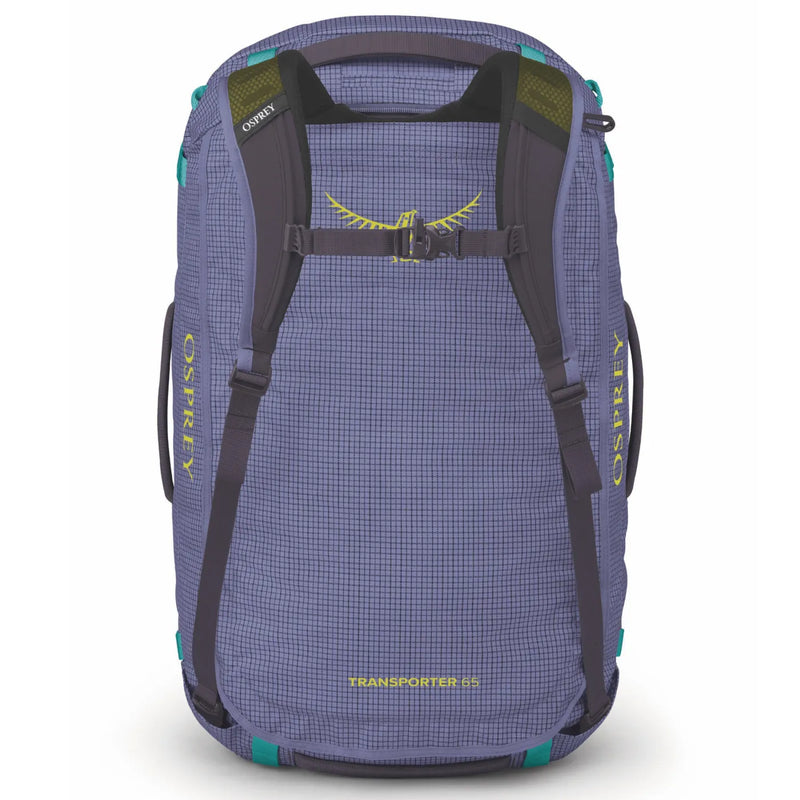 Osprey Transporter 65L Duffel Bag with Backpack Straps - Euphoria Purple