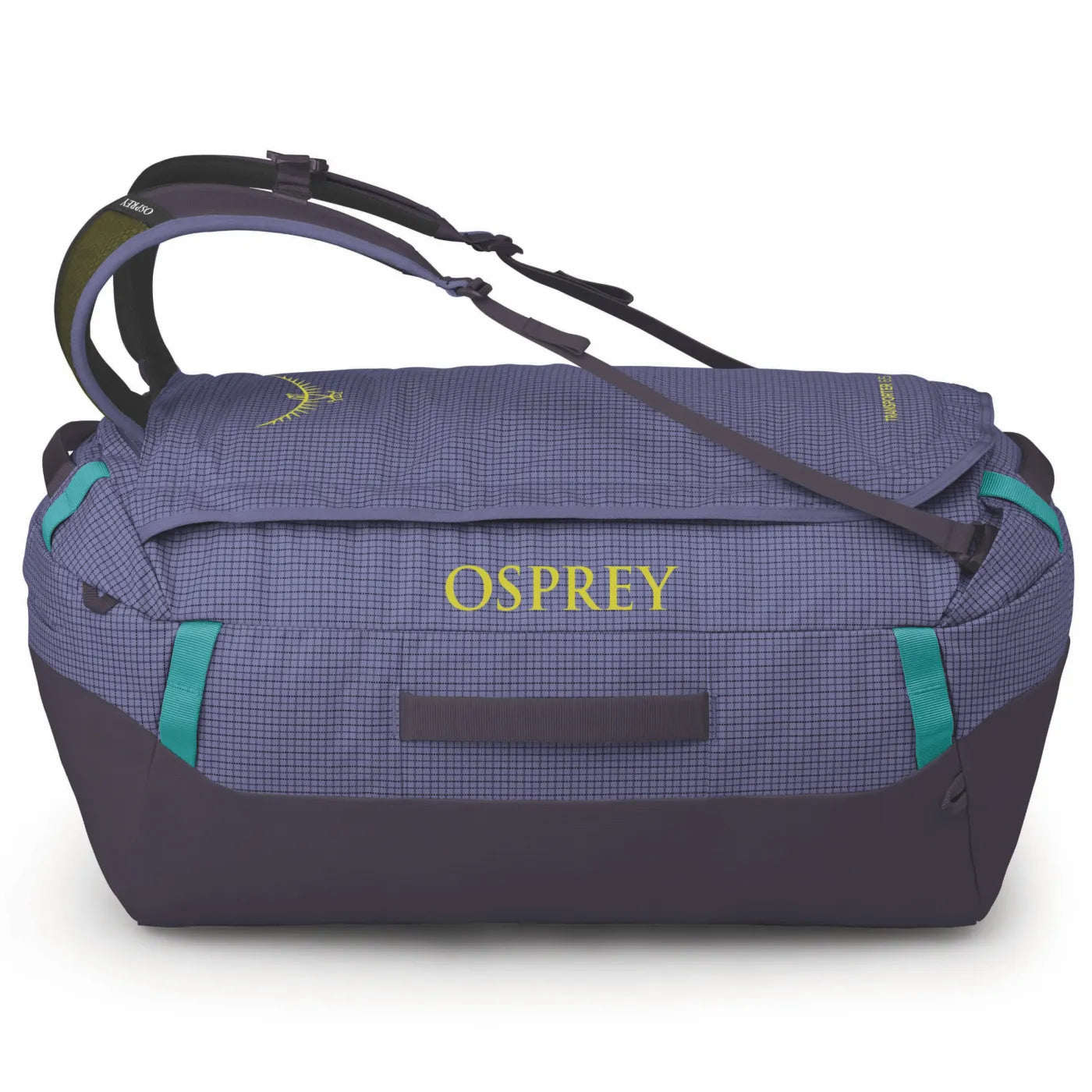 Osprey Transporter 65L Duffel Bag with Backpack Straps - Euphoria Purple