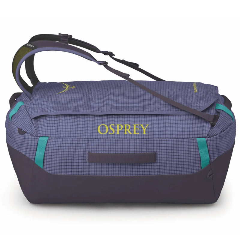 Osprey Transporter 65L Duffel Bag with Backpack Straps - Euphoria Purple