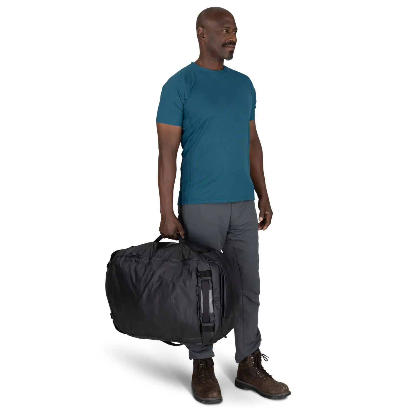 Osprey Transporter 65L Duffel Bag with Backpack Straps - Raven Black