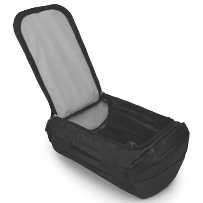 Osprey Transporter 65L Duffel Bag with Backpack Straps - Raven Black