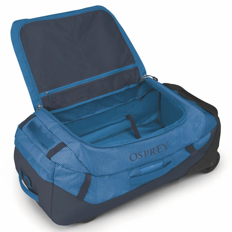 Osprey Transporter 90L wheeled Duffel Bag - Blue Flame