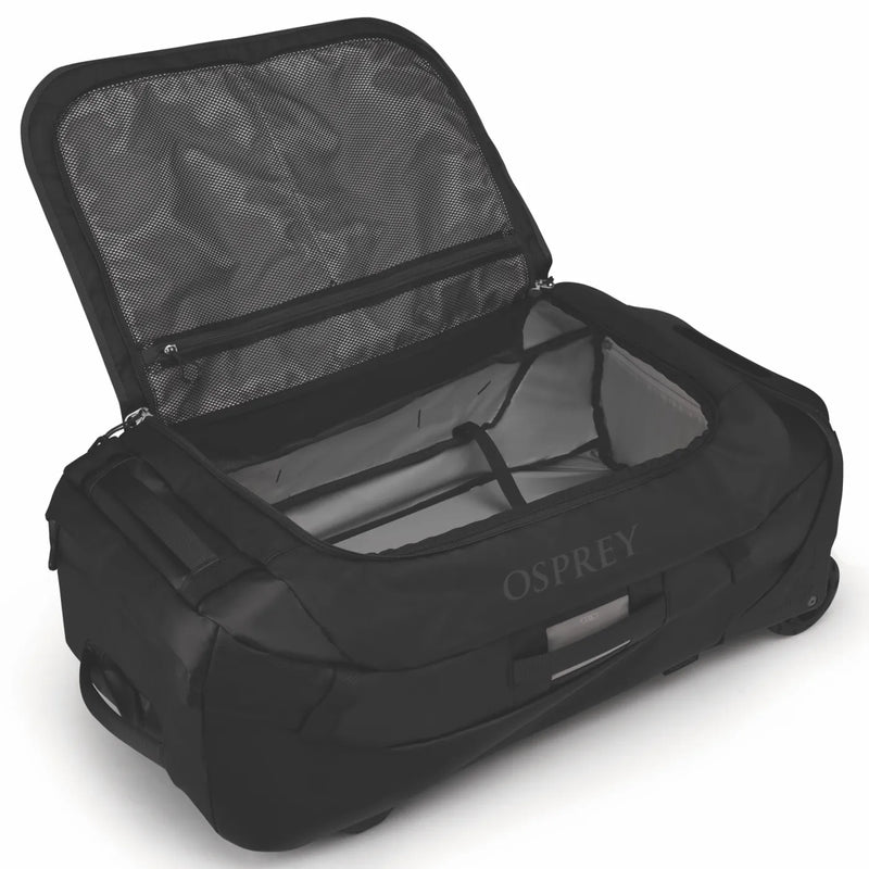 Osprey Transporter 90L wheeled Duffel Bag - Raven Black