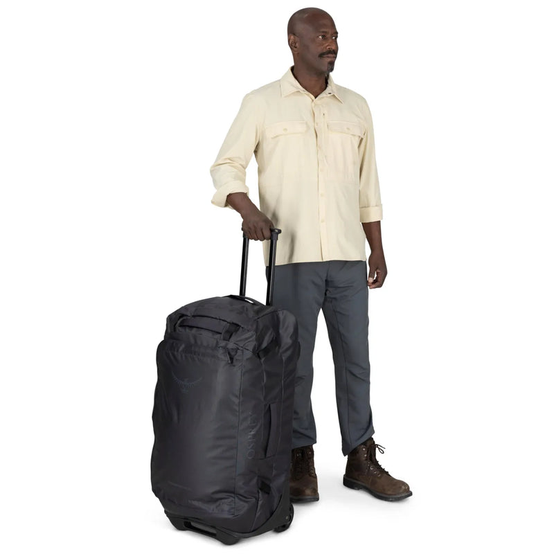Osprey Transporter 90L wheeled Duffel Bag - Raven Black