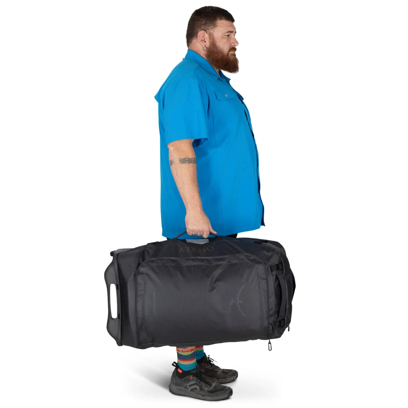 Osprey Transporter 90L wheeled Duffel Bag - Raven Black
