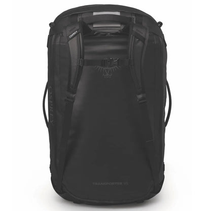 Osprey Transporter 95L Duffel Bag with Backpack Straps - Raven Black