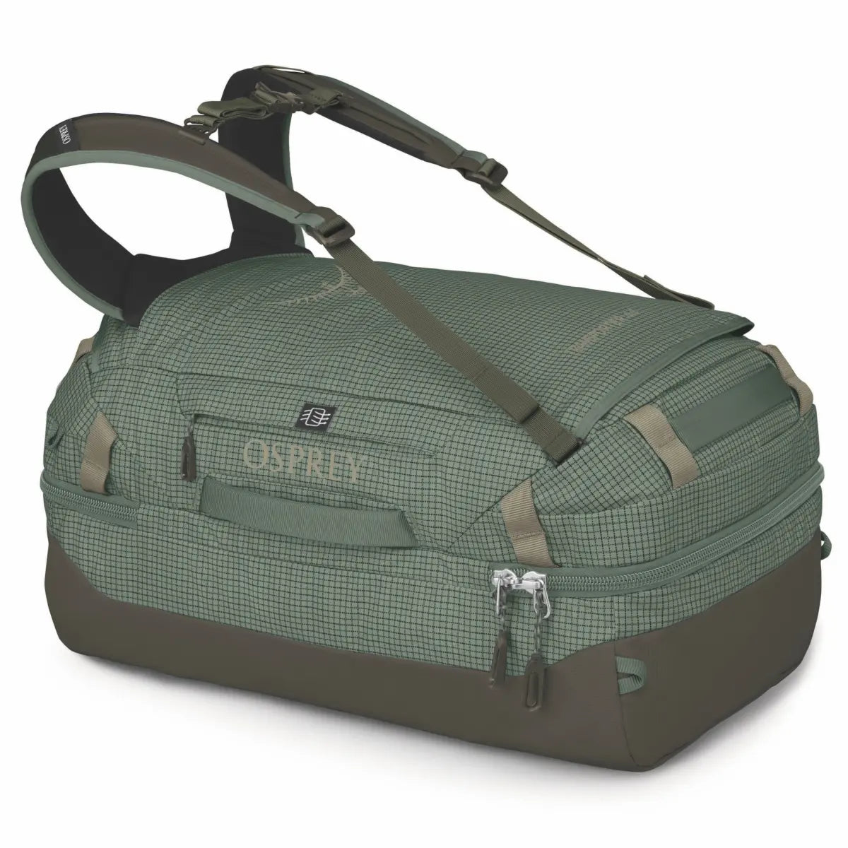 Osprey Transporter Squffel 44L Duffel Bag with Backpack Straps - Pine Leaf