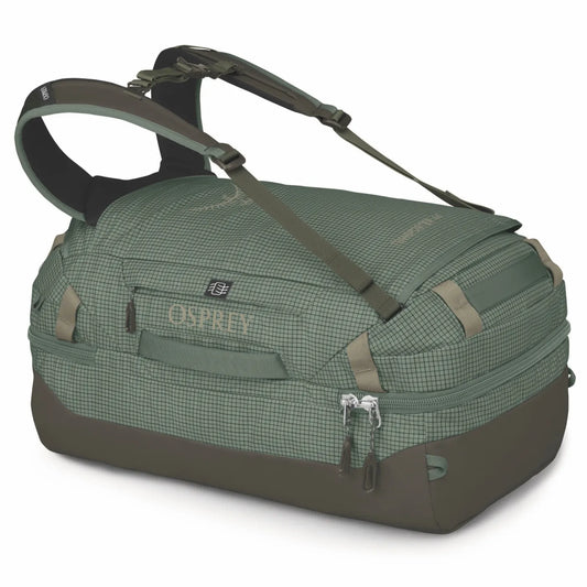 Osprey Transporter Squffel 44L Duffel Bag with Backpack Straps - Pine Leaf
