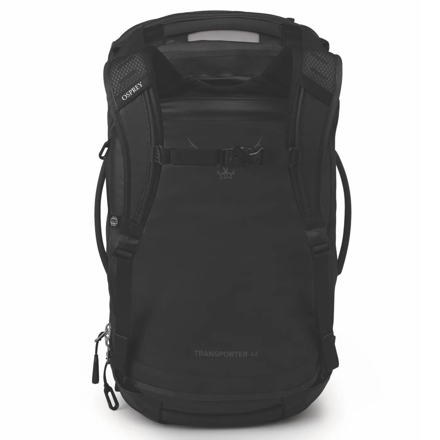 Osprey Transporter Squffel 44L Duffel Bag with Backpack Straps - Raven Black