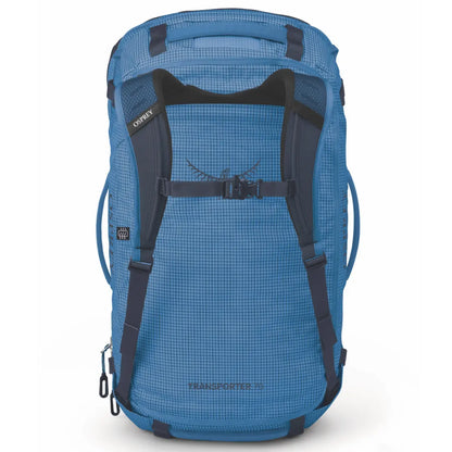 Osprey Transporter Squffel 70L Duffel Bag with Backpack Straps - Blue Flame