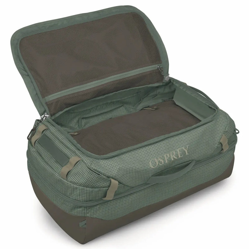 Osprey Transporter Squffel 70L Duffel Bag with Backpack Straps - Pine Leaf