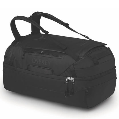 Osprey Transporter Squffel 70L Duffel Bag with Backpack Straps - Raven Black