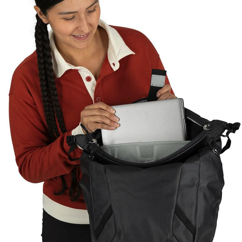 Osprey Transporter Zinch 16’’ Laptop Backpack - Raven Black