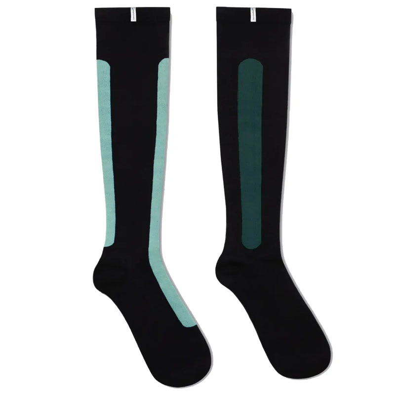 Ostrichpillow Compression Socks - Blue Reef and Caribbean Green - Large