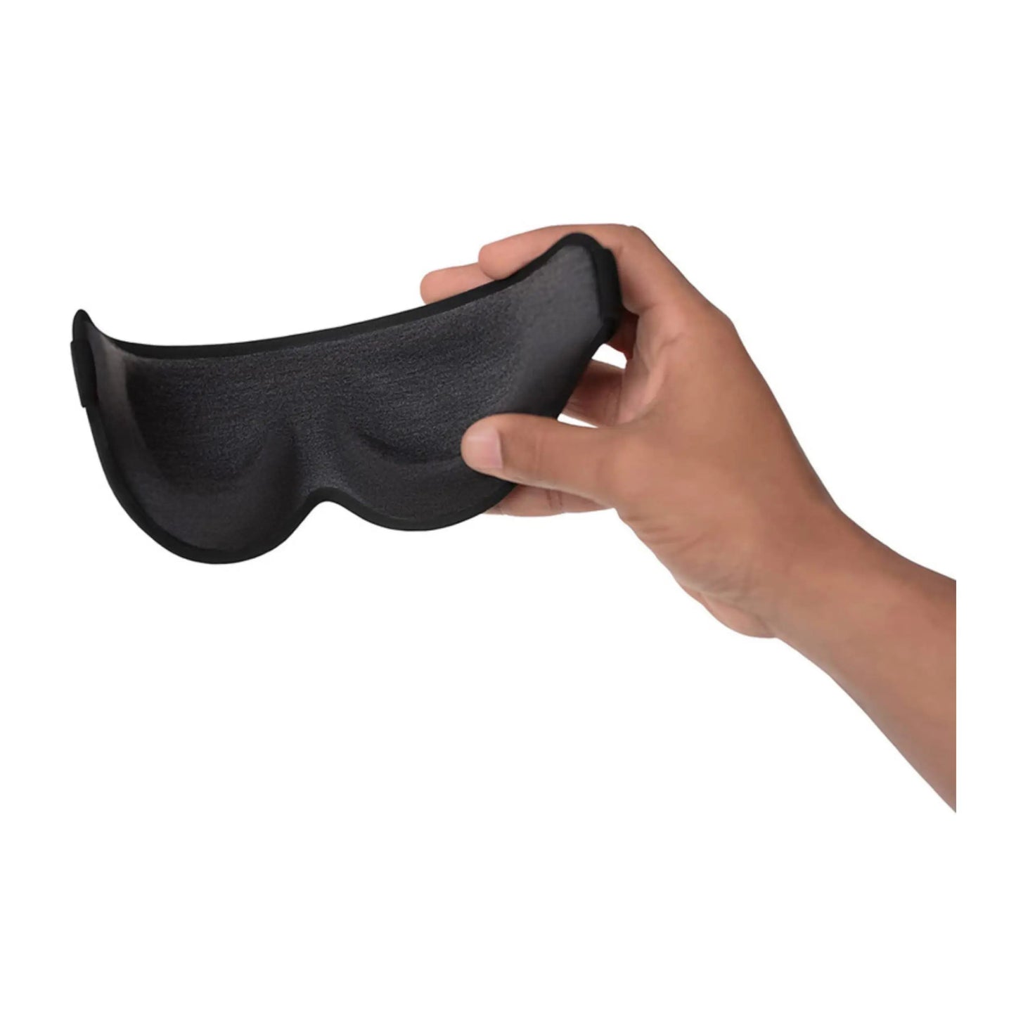 Eye Mask’s ergonomic design creates a cavity that allows you to open your eyes while wearing it